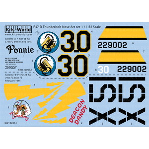 åĥ 1/32 WW.II ꥫΦ P-47 ܥ Ponnie & Deacon Dandy
