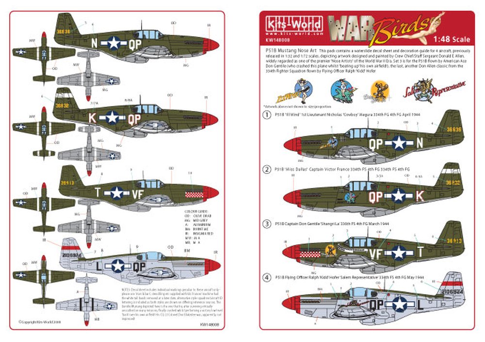 åĥ 1/48 WW.II ꥫΦ P-51 ޥ(̵) ѥ쥿&ʥСǥ