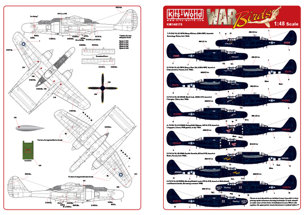 åĥɥǥ 1/48 WW.II ꥫ P-61 ֥åɥ - ɥĤ