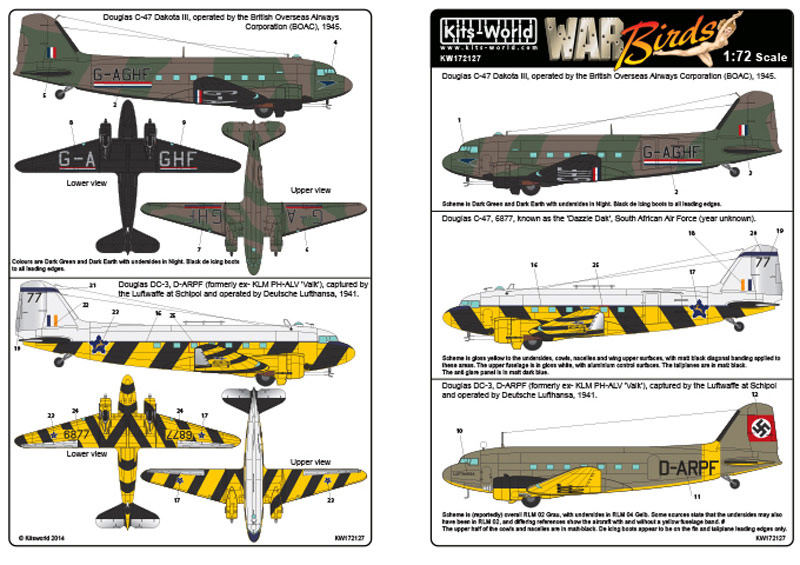 åĥɥǥ롡1/72 饹 C-47/DC-3ǥ륻å