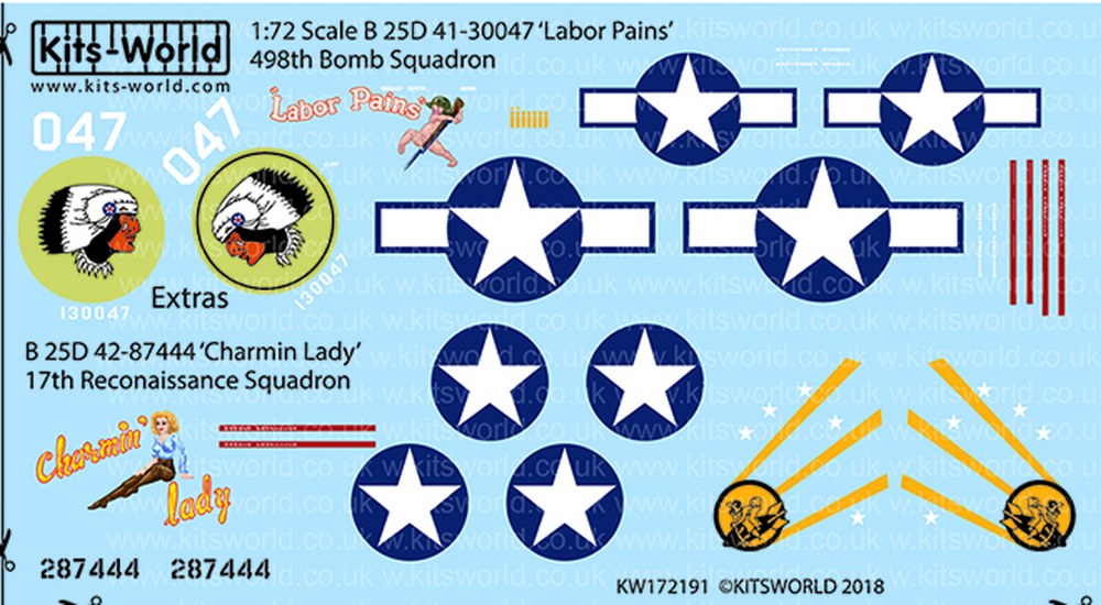 åĥ 1/72 WW.II ꥫ B-25Dߥå 'Labor Pains'Ρȵǥ