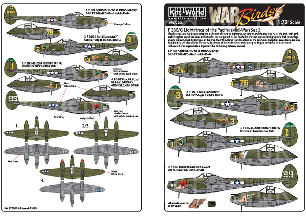 1/72 WW.II ꥫ P-38 饤ȥ˥󥰥֡ѥեå() å 2 - ɥĤ