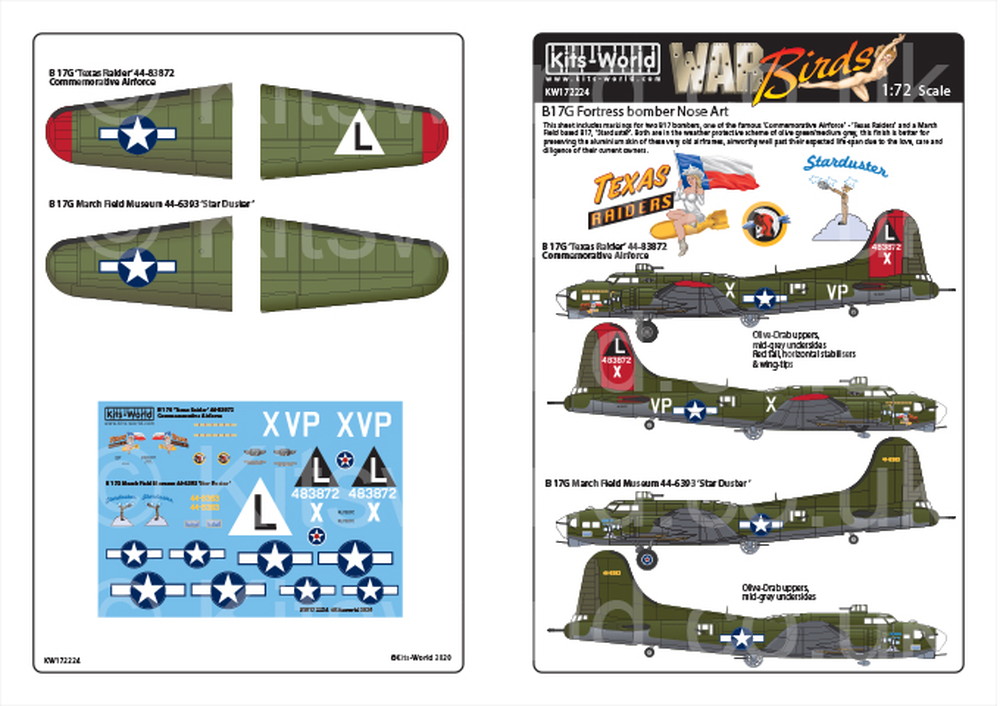 1/72 WW.II ꥫ B-17G ե饤󥰥եȥ쥹 ǥ륻å 2