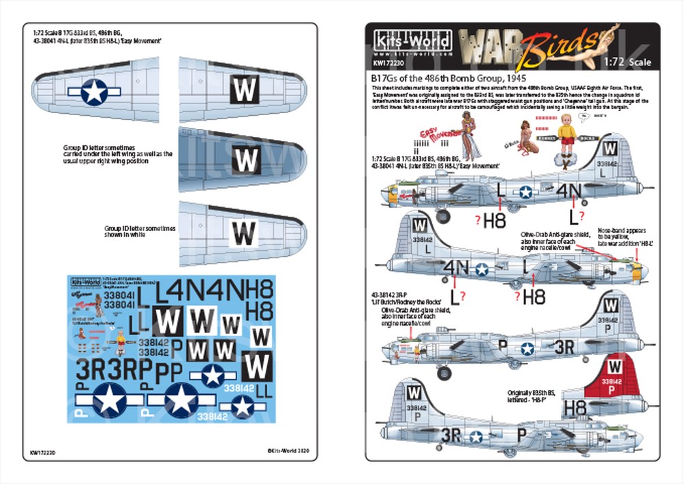 1/72 WW.II ꥫB-17G ե饤󥰥եȥ쥹ǥ륻å 4 - ɥĤ