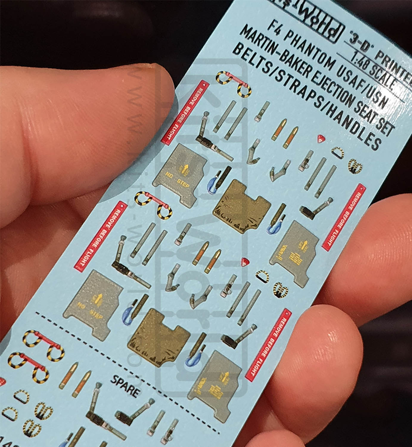 1/48 USAF/USN F-4ファントム MB射出シート ディテールアップ 3D