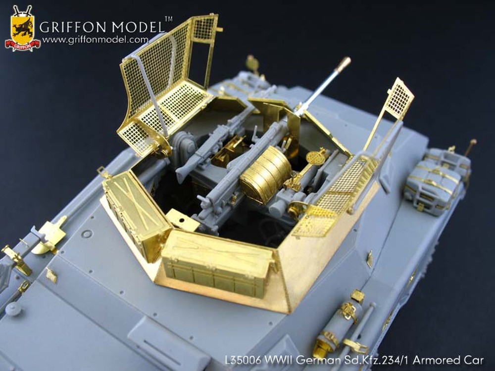 եǥ1/35 WW II ɥķSd.kfz.234/18ؽ廡2cmˤܷѥǥơ륢åץѡ