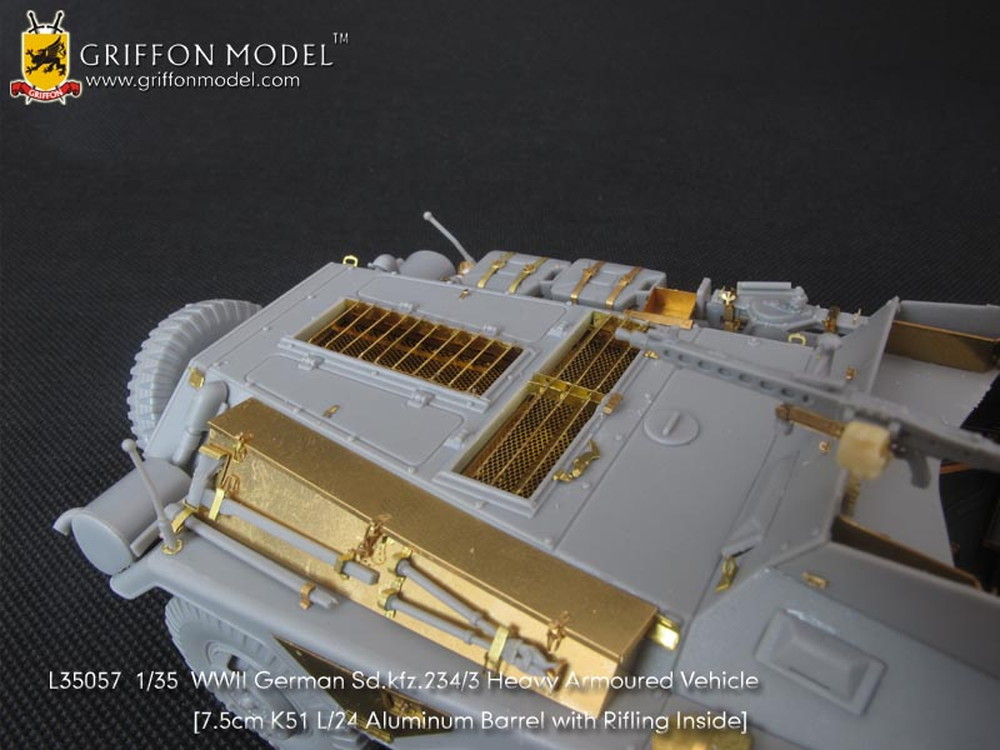 եǥ 1/35 WW.II ɥķ Sd.Kfz.234/3 ĥ 7.5cmˤ 8ؽ廡 - ɥĤ