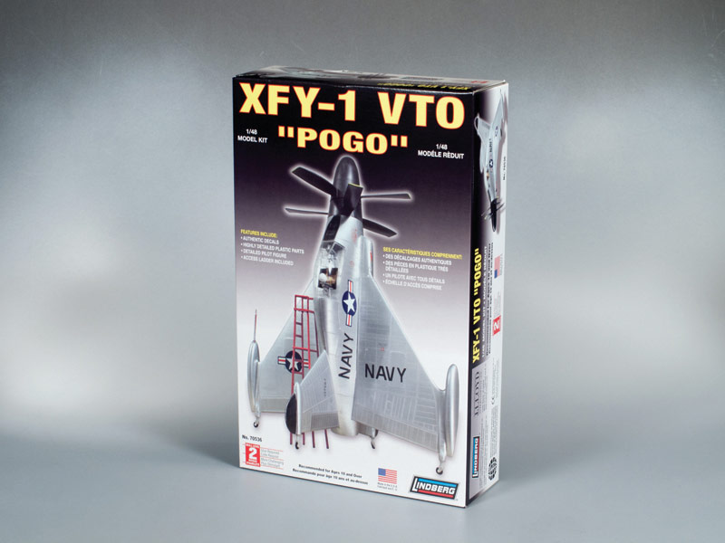 LINDBERG 1/48 Convair XFY-1 VTO "Pogo" - Click Image to Close