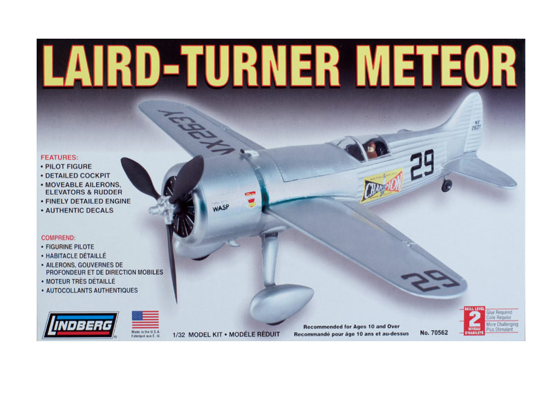 LINDBERG 1/32 Laird Turner L-RT Racer (USA)