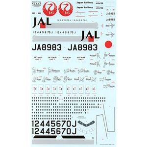 PLATZ 1/144 B777 JAL STAR JET Decal