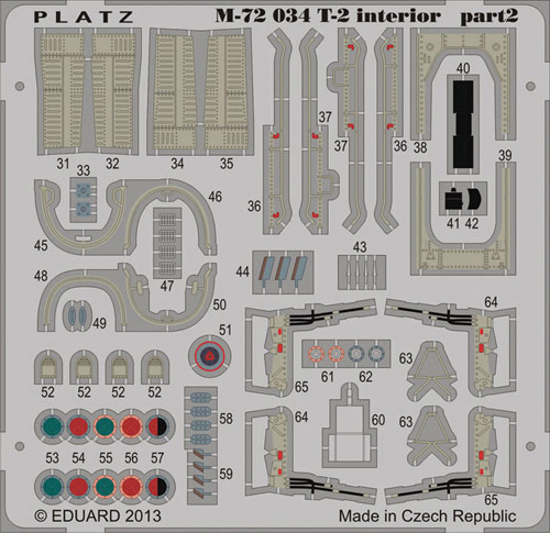 PLATZ 1/72 JASDF T-2 interior part1/part2
