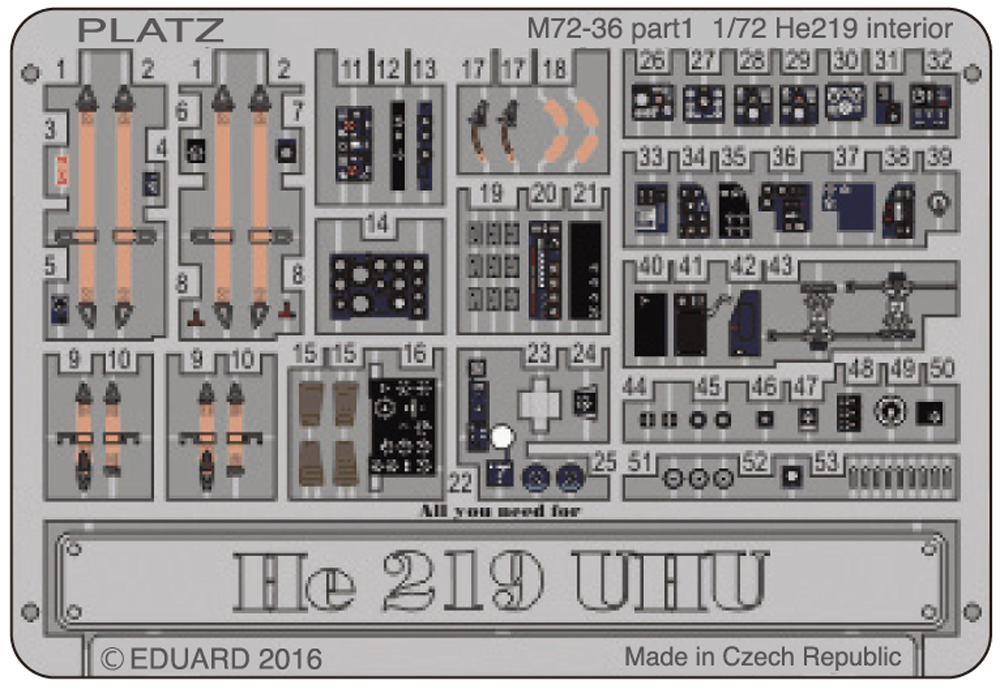 ץå 1/72 He219ա å󥰥ѡ(2祻å) - ɥĤ