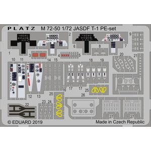 PLATZ Detail-up Parts for 1/72 JASDF JET TRAINER T-1