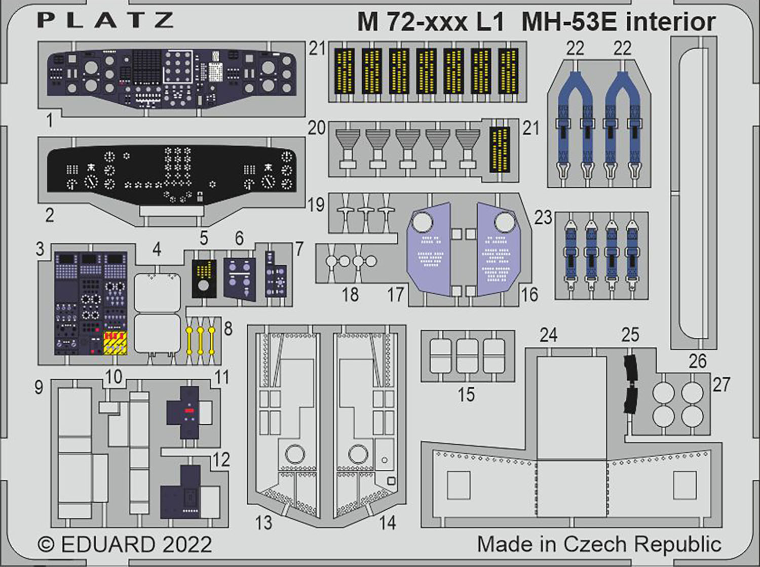 PLATZ 1/72 J.A.S.D.F AIM-7&AAM-3 Wing&Fin