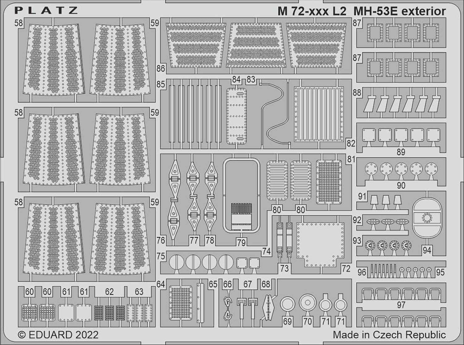 PLATZ 1/72 J.A.S.D.F AIM-7&AAM-3 Wing&Fin