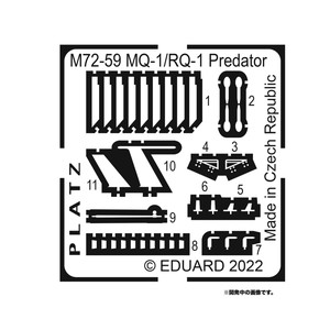 PLATZ 1/72 J.A.S.D.F AIM-7&AAM-3 Wing&Fin