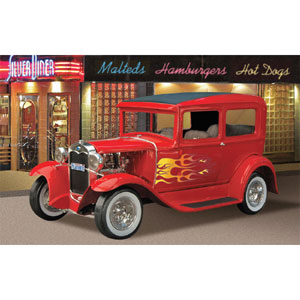 Minicraft 1/16 Hot Rod SedanFlamin Flathead