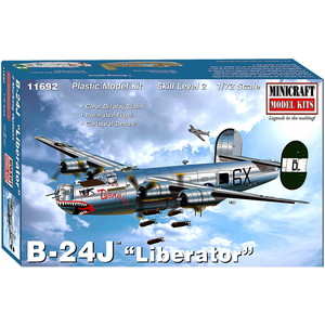 ߥ˥ե 1/72 WW.II ꥫ B-24J "٥졼"