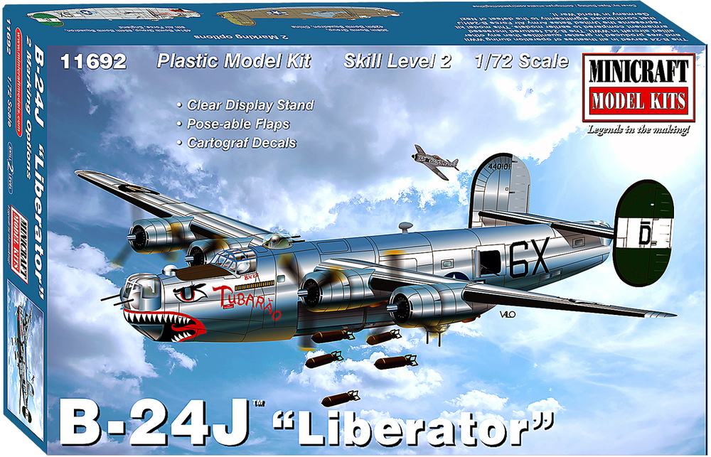 ߥ˥ե 1/72 WW.II ꥫ B-24J "٥졼" - ɥĤ