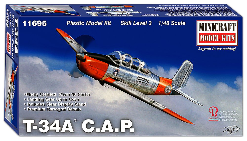 ߥ˥ե1/48 T-34A C.A.P. ӥ롦ѥȥ