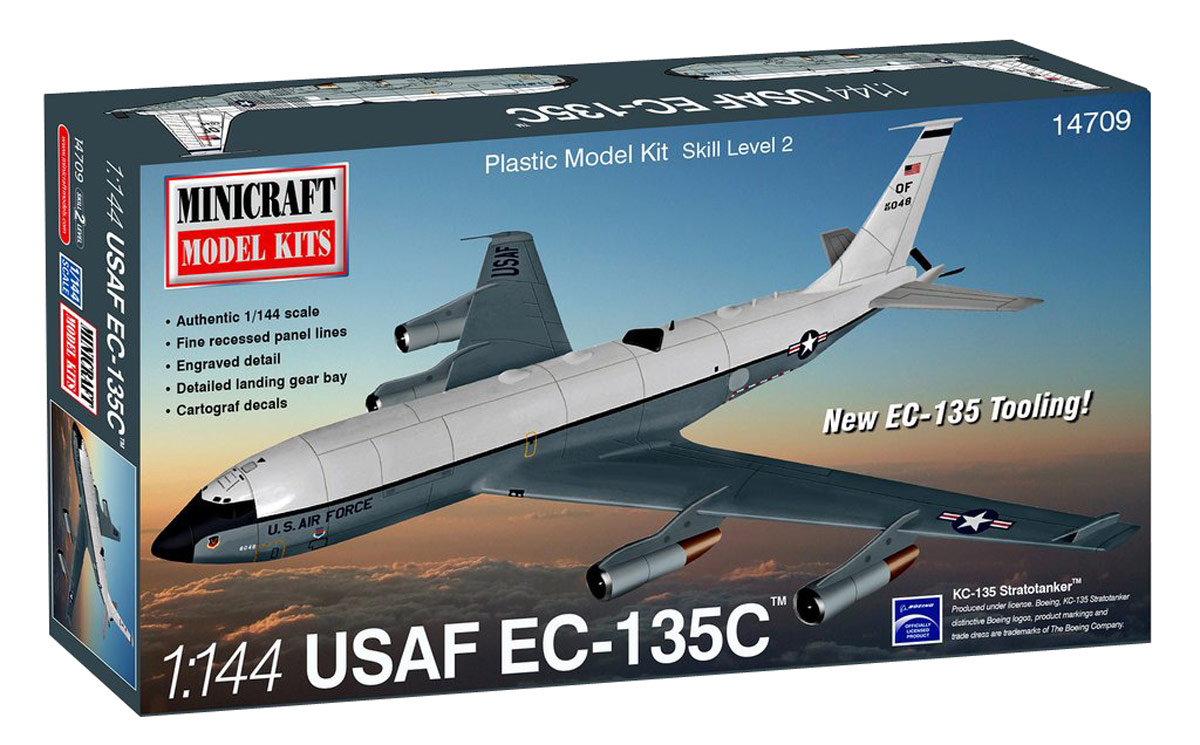 ミニクラフト 1/144 アメリカ空軍 EC-135C 空中指揮機 - ウインドウを閉じる