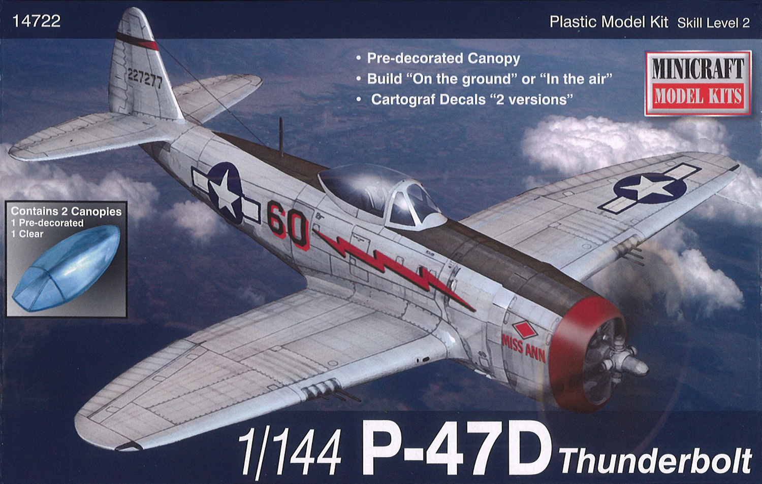 ߥ˥ե 1/144 WW.II ꥫΦҶ P-47D ܥ - ɥĤ