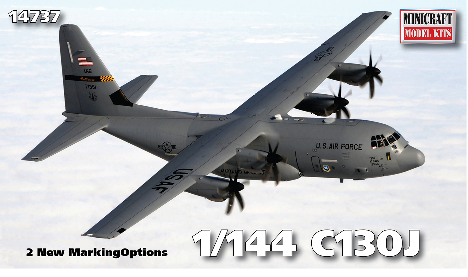 ミニクラフト 1/144 アメリカ空軍 C-130J スーパーハーキュリーズ - ウインドウを閉じる