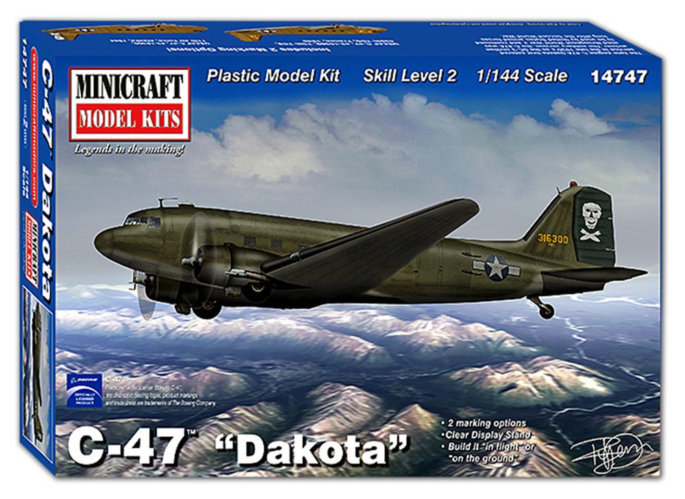 1/144 アメリカ軍 輸送機 C-47 ダコタ - ウインドウを閉じる