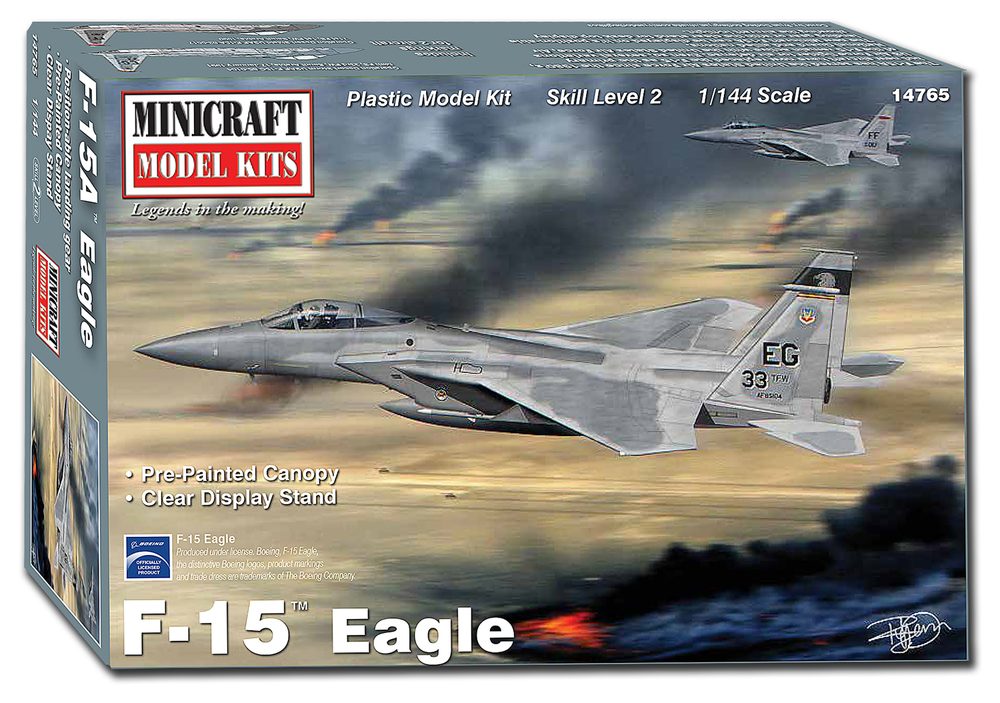 1/144 アメリカ空軍 F-15A イーグル - ウインドウを閉じる