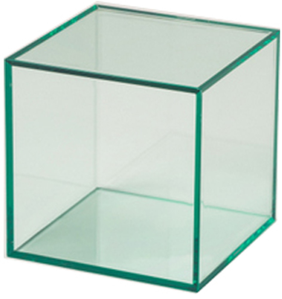 MINORU CUBE Clear Display Case (Greenish Glass Color) S