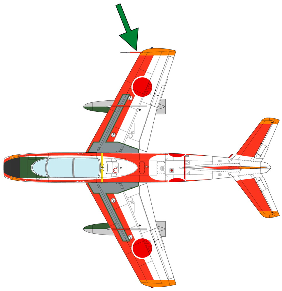 1/72 Detail-Up Parts for T-1B : Pitot Tube MM72-1