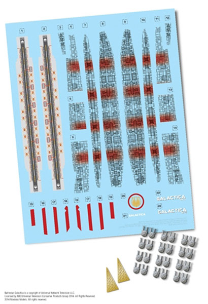 MOEBIUS 1/128 Mini Flying Sub VTTBOTS Set