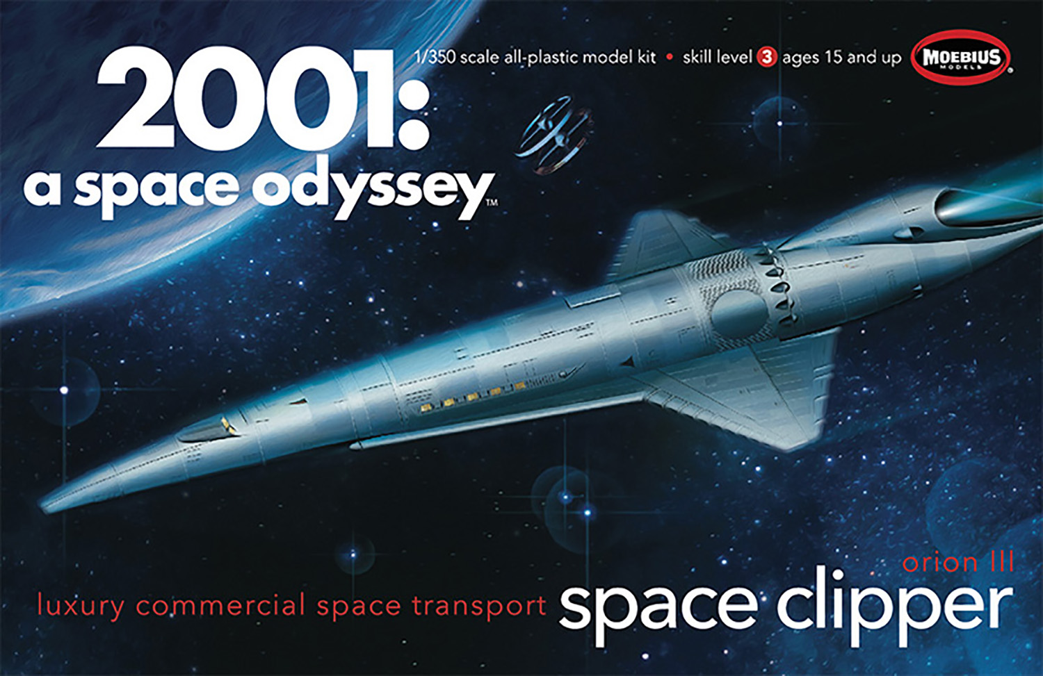 2001年宇宙の旅 1/350 オリオン号 スペースクリッパー （コンパクトスケール）