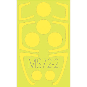 Masking sheet for PLATZ 1/72 Su-27 Flanker