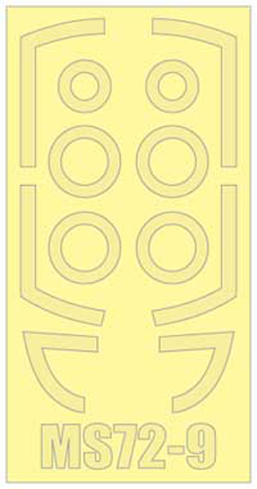 PLATZ Mask Sheet for 1/72 JASDF JET TRAINER T-1