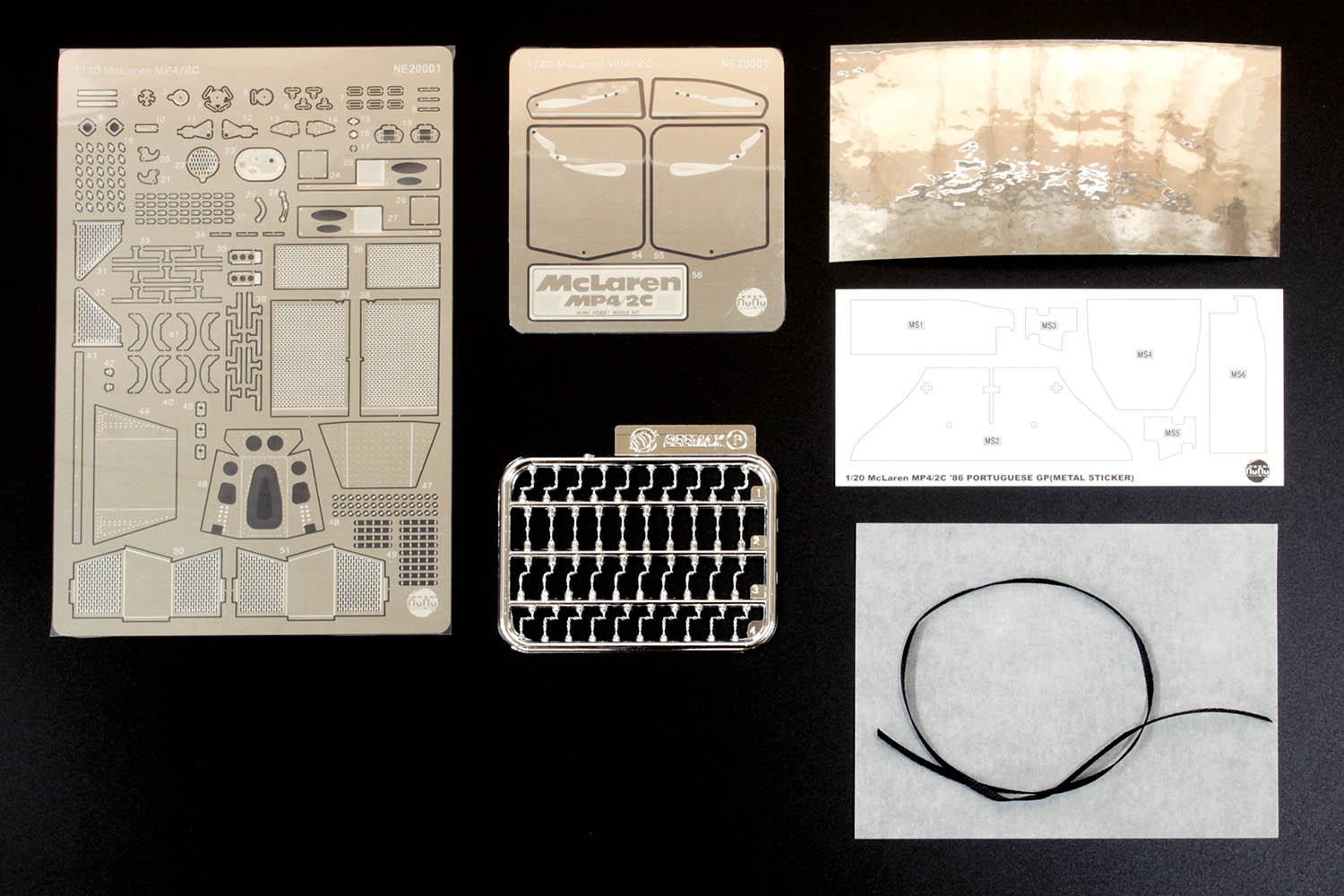 PLATZ/NUNU Detail-up Parts: 1/20 McLaren MP4/2C 86 PortugueseGP