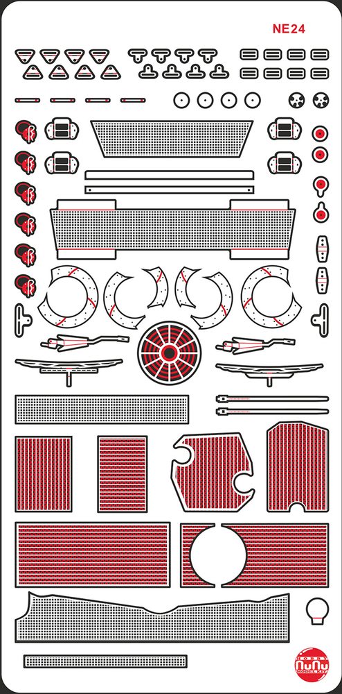 PLATZ/NUNU Detail-Up Parts for 1/24 LANCIA DELTA S4 '86 SANREMO