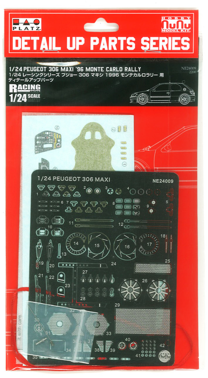 PLATZ Detail-Up Parts for 1/24 PEUGEOT 306 MAXI