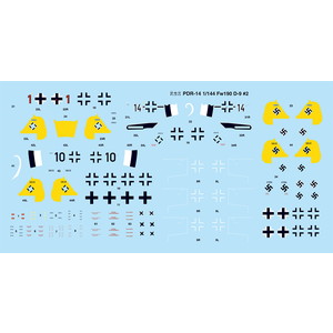 PLATZ 1/144 Fw190 D-9 "Yellow Tail" (2 kits in one box)