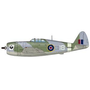 1/144 WW.II イギリス空軍戦闘機 サンダーボルトMk.I "レザーバック"（2機セット)