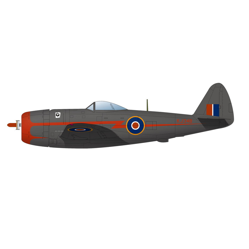 1/144 WW.II イギリス空軍戦闘機 サンダーボルト Mk.II "バブルトップ"（2機セット)