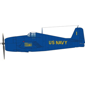 PLATZ 1/144 US Navy F6F HELLCAT “Blue Angels” (2 Kits)