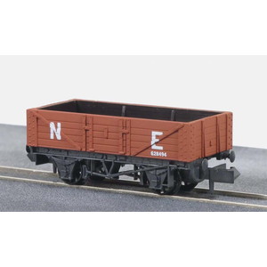 Nゲージ イギリス2軸貨車 鉱石運搬車 (5枚側板・LNER・錆色)【NR-40E】