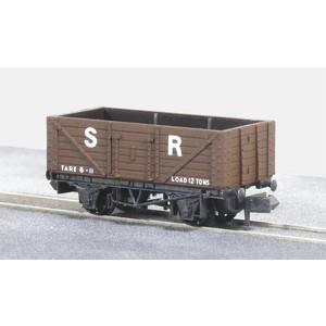 Nゲージ イギリス2軸貨車 石炭運搬車 (7枚側板・SR・ブラウン)【NR-41S】