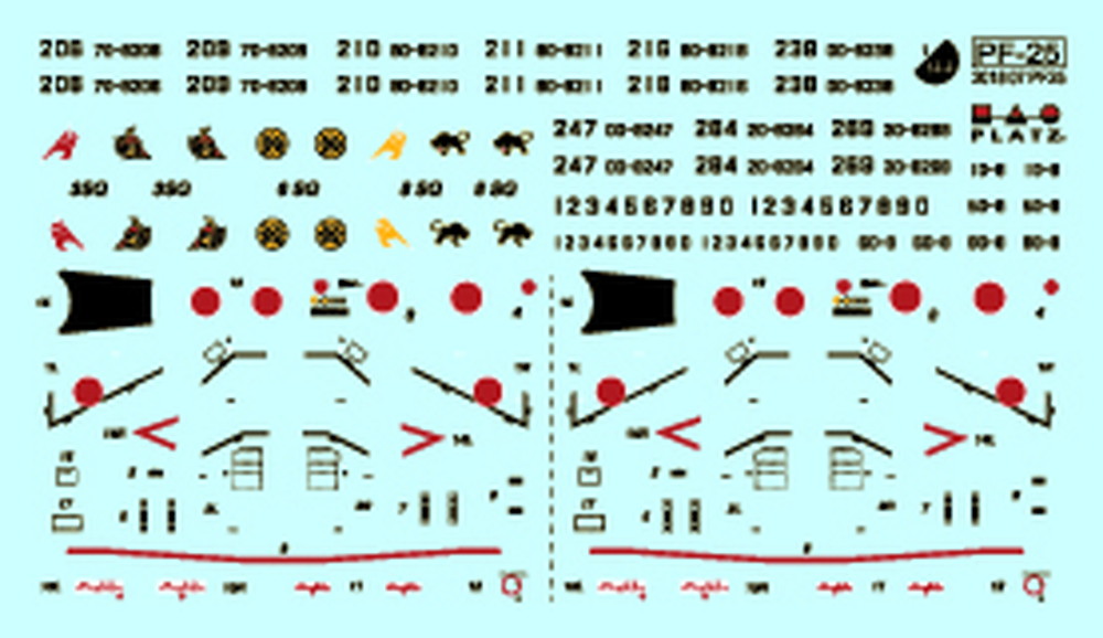 1/144 JASDF F1 19772006 (2 Kits in A Box)