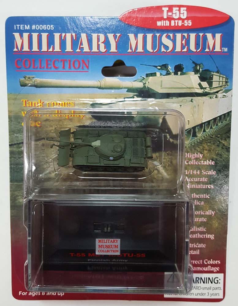 ペガサスホビー ミリタリーミュージアムコレクション 1/144 フィンランド軍 T-55 完成品