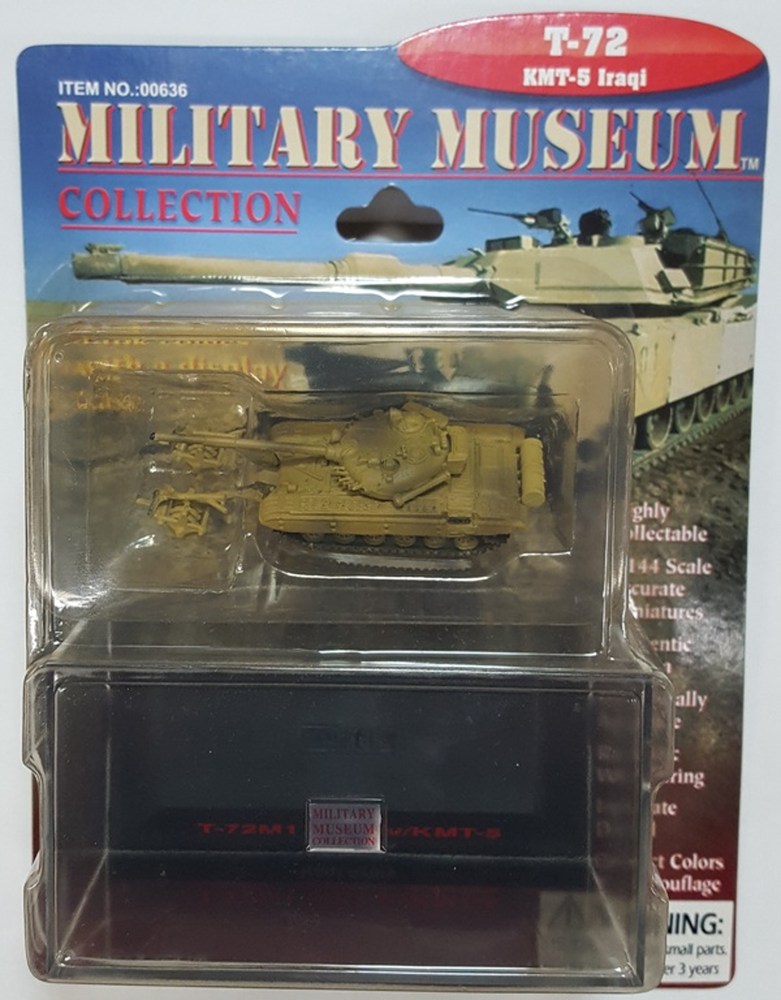 ペガサスホビー ミリタリーミュージアムコレクション 1/144 イラク軍 T-72KMT付き 完成品