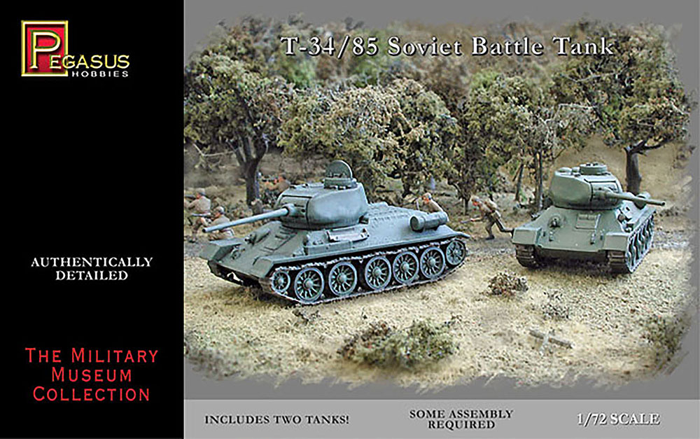 ڥ 1/72 WW.II ӥȷ T-34/85 (2ҥå) - ɥĤ