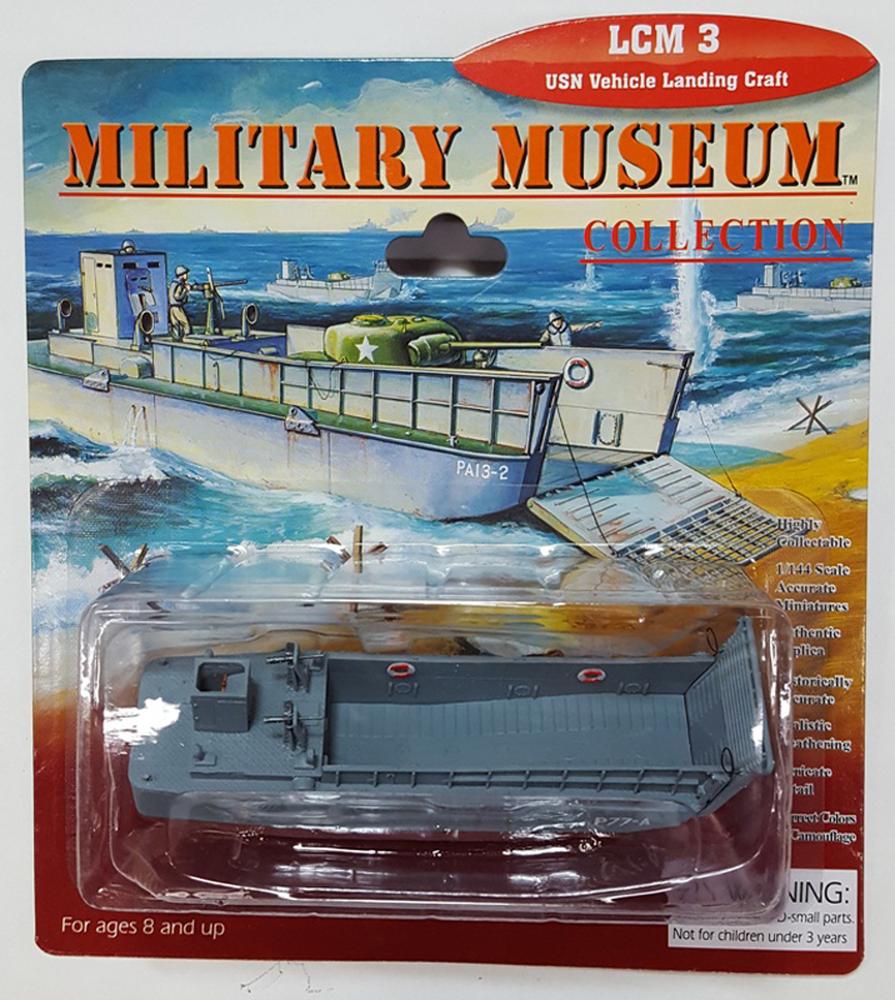 ペガサス ミリタリーミュージアムコレクション 1/144 WW.II アメリカ軍 上陸用舟艇LCM3 完成品