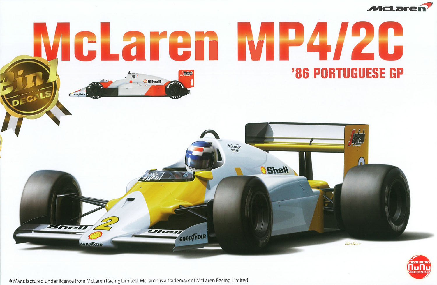 プラッツ/NuNu 1/20 マクラーレン MP4 /2C '86 ポルトガル GP